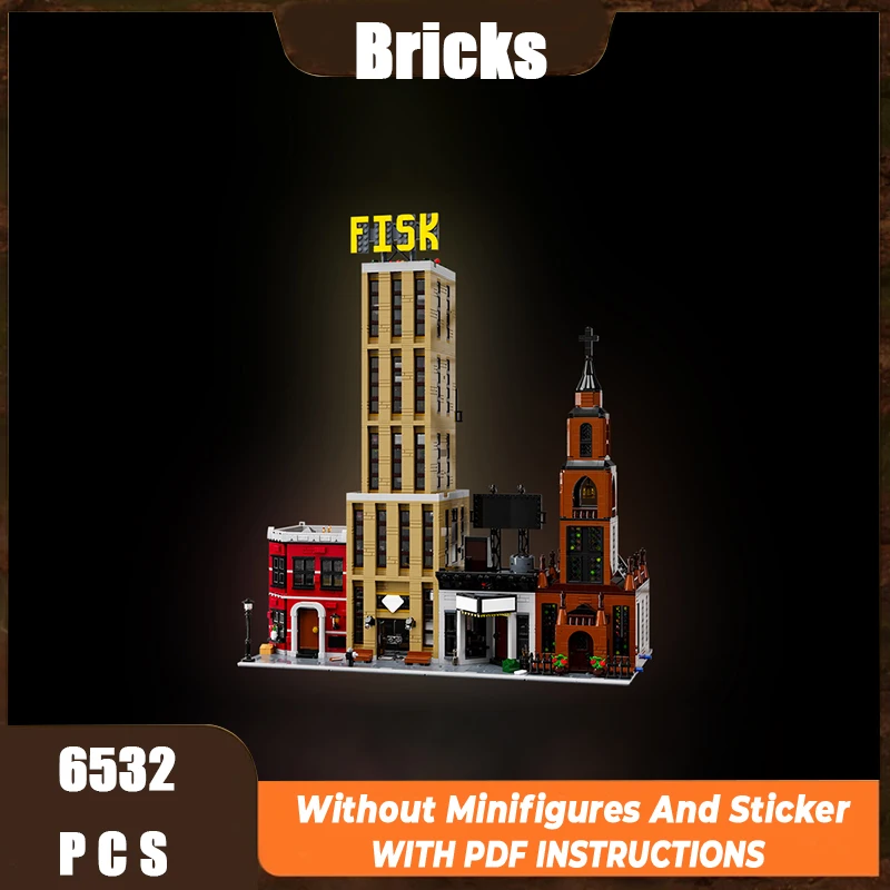 

Exquisite new product MOC building block superhero model hell kitchen technology modular children's toy DIY assembly set