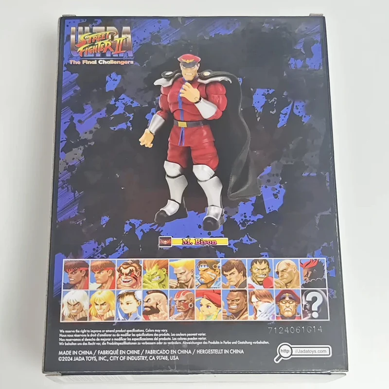 Gra Street Fighter II M. Bison Figurka akcji Zabawki Street Fighter II: Świat Wojownik Figurki Anime Model Urządzenia peryferyjne Prezent