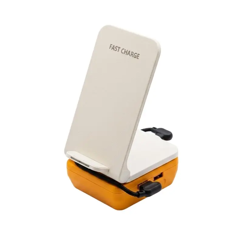 Wireless Power Source Adapter For Battery Charging Fast USB Phone Stand Station For Jobsite Desk Dock