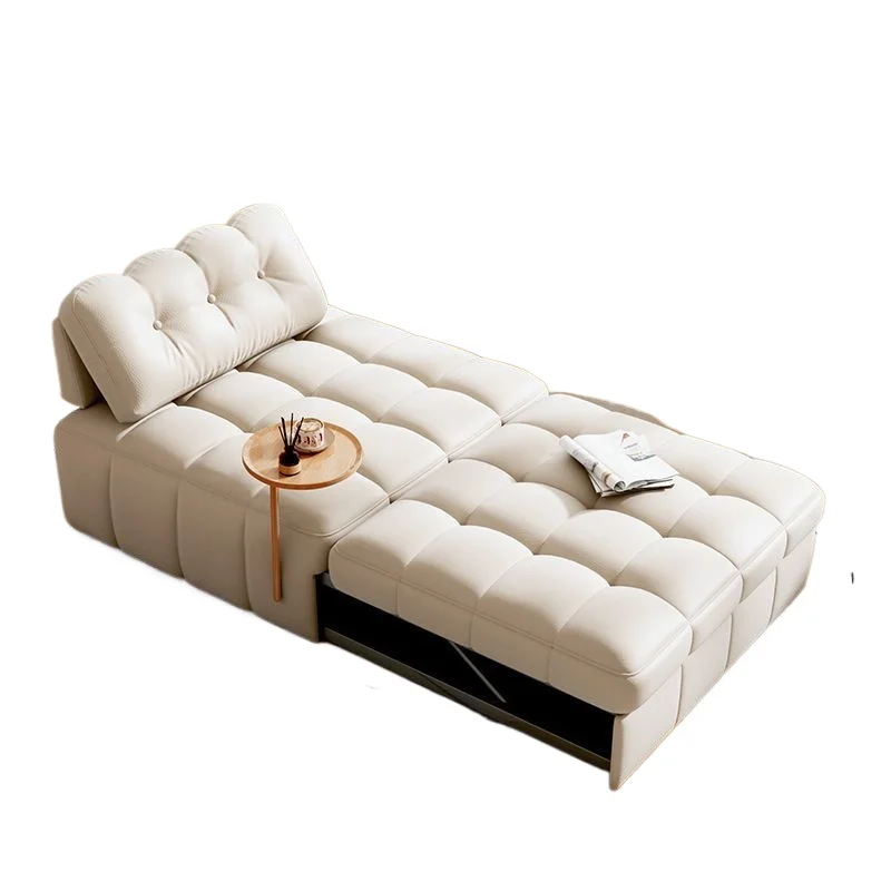Folding Cream-Style Bubble Sofa Bed, Dual-use Multifunctional  New Telescopic Single and Double Pull-Out
