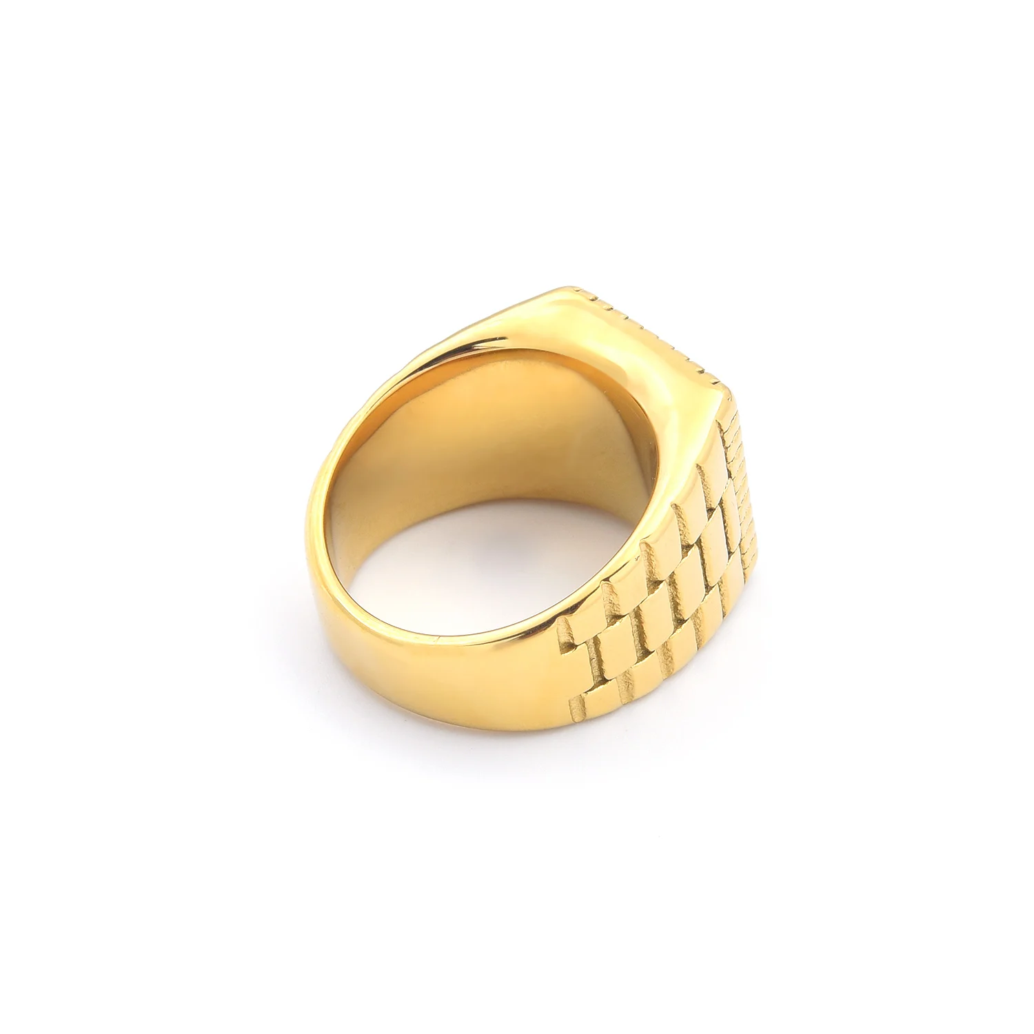 R3339 Men\'s High Quality 316LStainless Steel Onyx Watchband Rings Classic Fashion Trend Jewelry Product