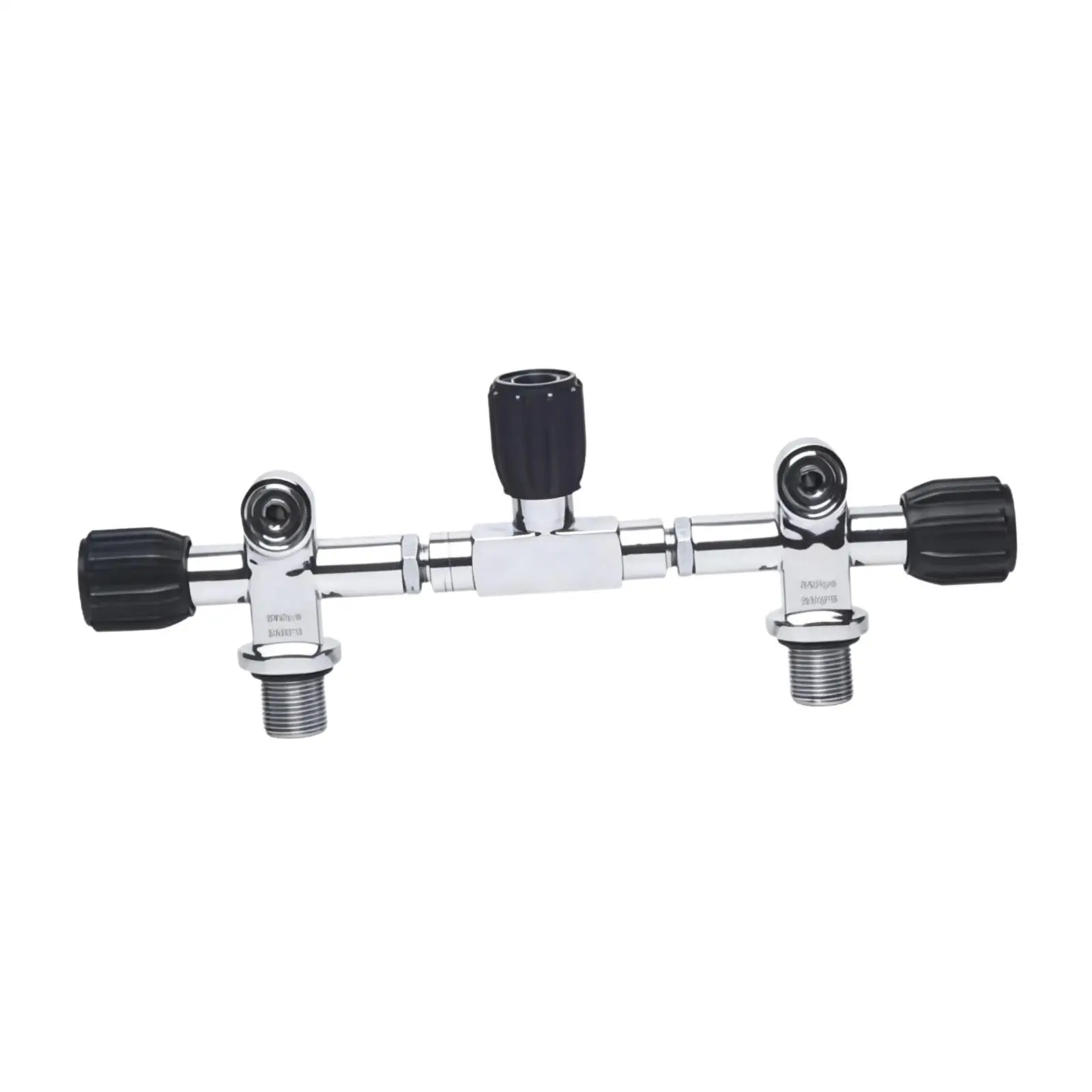 Scuba Diving Cylinder Valve Metal Thread 34NPS Professional Tank Valve Kit Easy Install for Underwater Sports