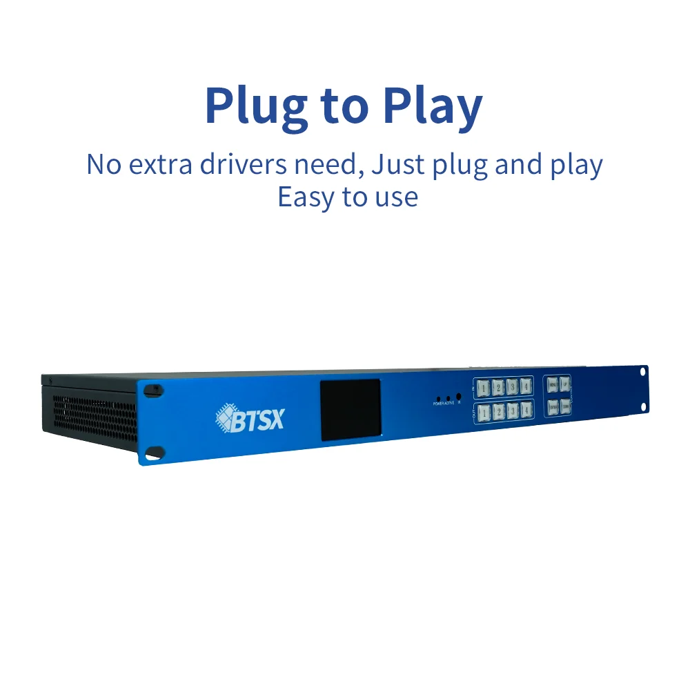 High-Performance 4K60 HDMI 2.0 Video Wall Processor with 600MHz Bandwidth, Seamless Matrix & Multi-Window Roaming