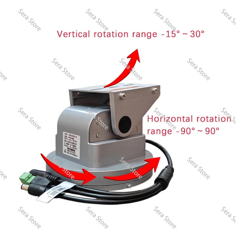 Electric Bracket Rotating Gimbal RS485 Controlled 2KG Load-Bearing Capacity for Farmland Laser Camera Gimbal