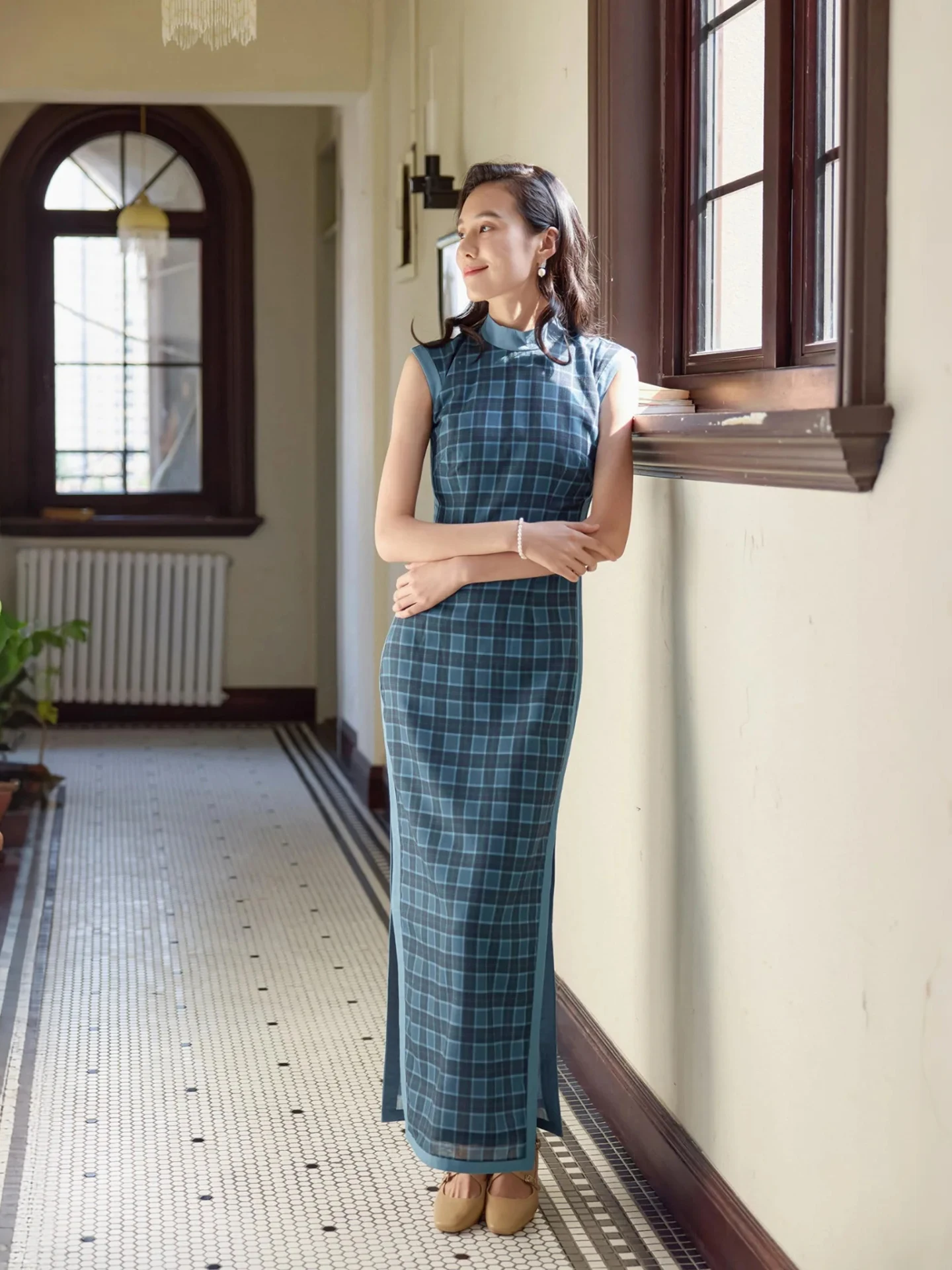 

Винтажная стильная юбка средней длины с широким подолом на молнии, для повседневной носки, для колледжа, для книг.