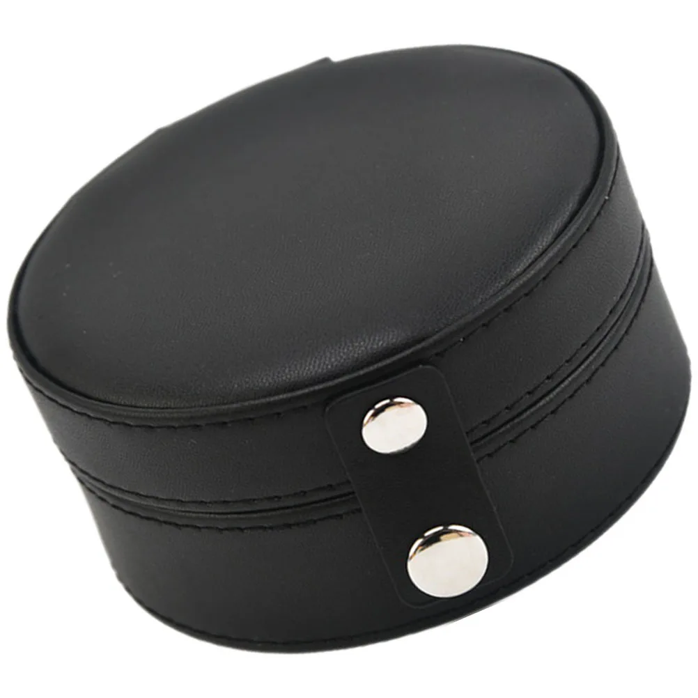 

Stylish Jewelry Travel Case with Buckle Closure Spacious Storage for Rings Earrings Necklaces Portable Organization