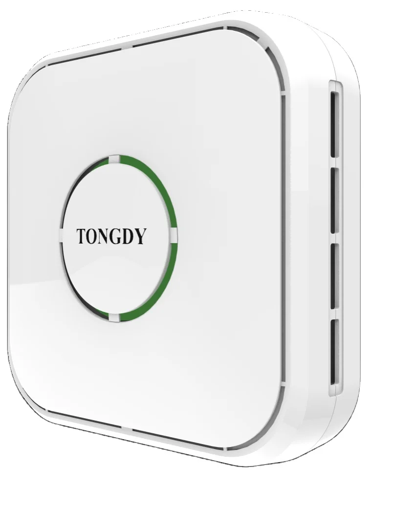 Real Time Multi-sensor Indoor Air Quality Monitor With CO2 PM2.5 Detection IP20 Rated Commercial Grade Up To 7 Sensors