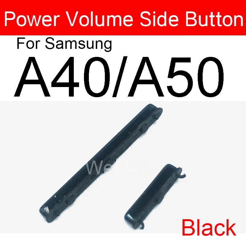 Side Power On Off Button Volume Key Switch Button For Samsung Galaxy A10 A105F A20 A205F A30 A305F A40 A405 A50 A505 A70 Parts