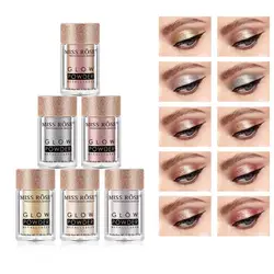 15 Colors Glitter EyeShadow Shimmer Shine Diamond Brighten Loose Powder Eyes Makeup Pigment Cosmetics For Women Lady