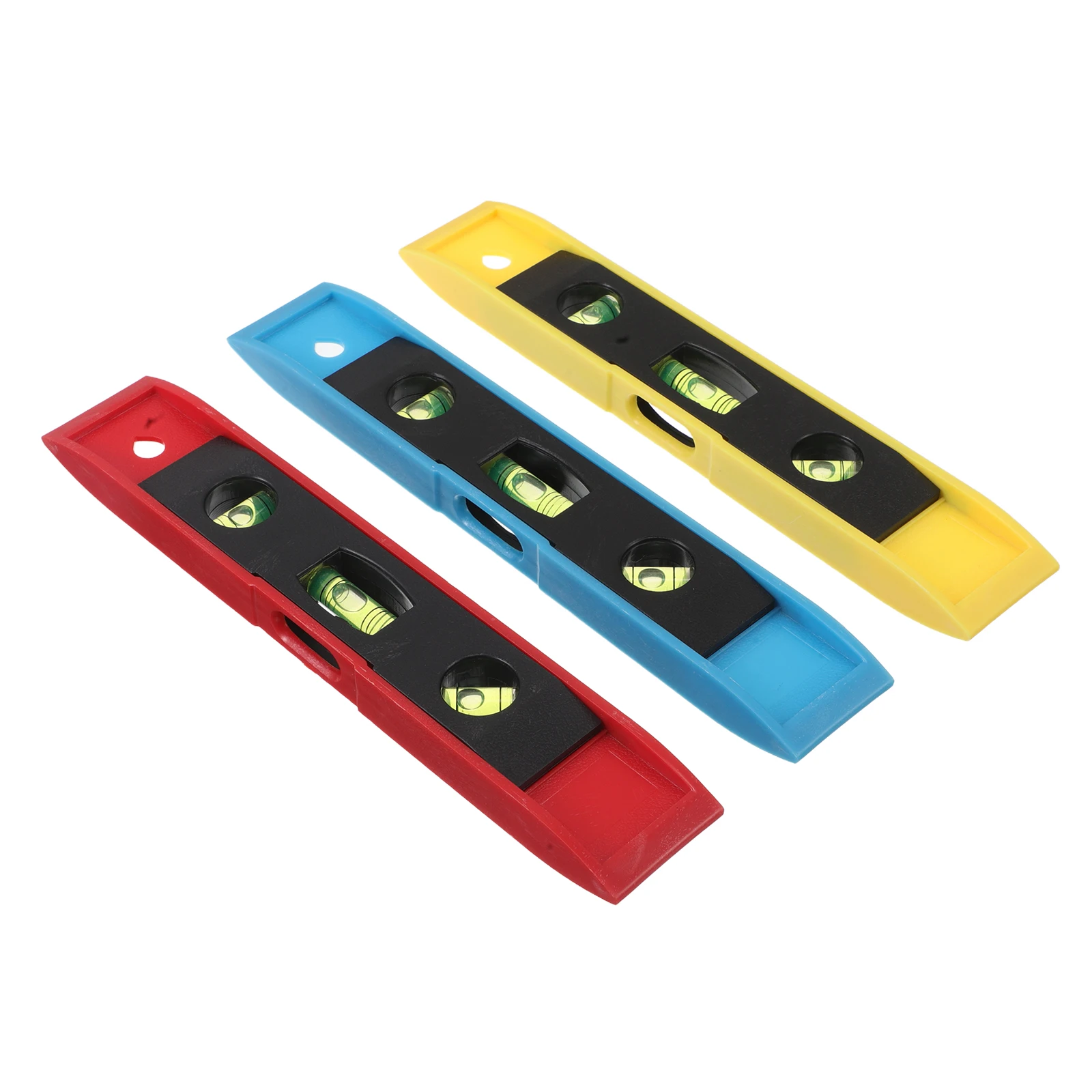 3 pezzi di livella magnetica mini livella a bolla trasparente strumento di misurazione compatto portatile casa fai da te immagini sospese assemblaggio di mobili