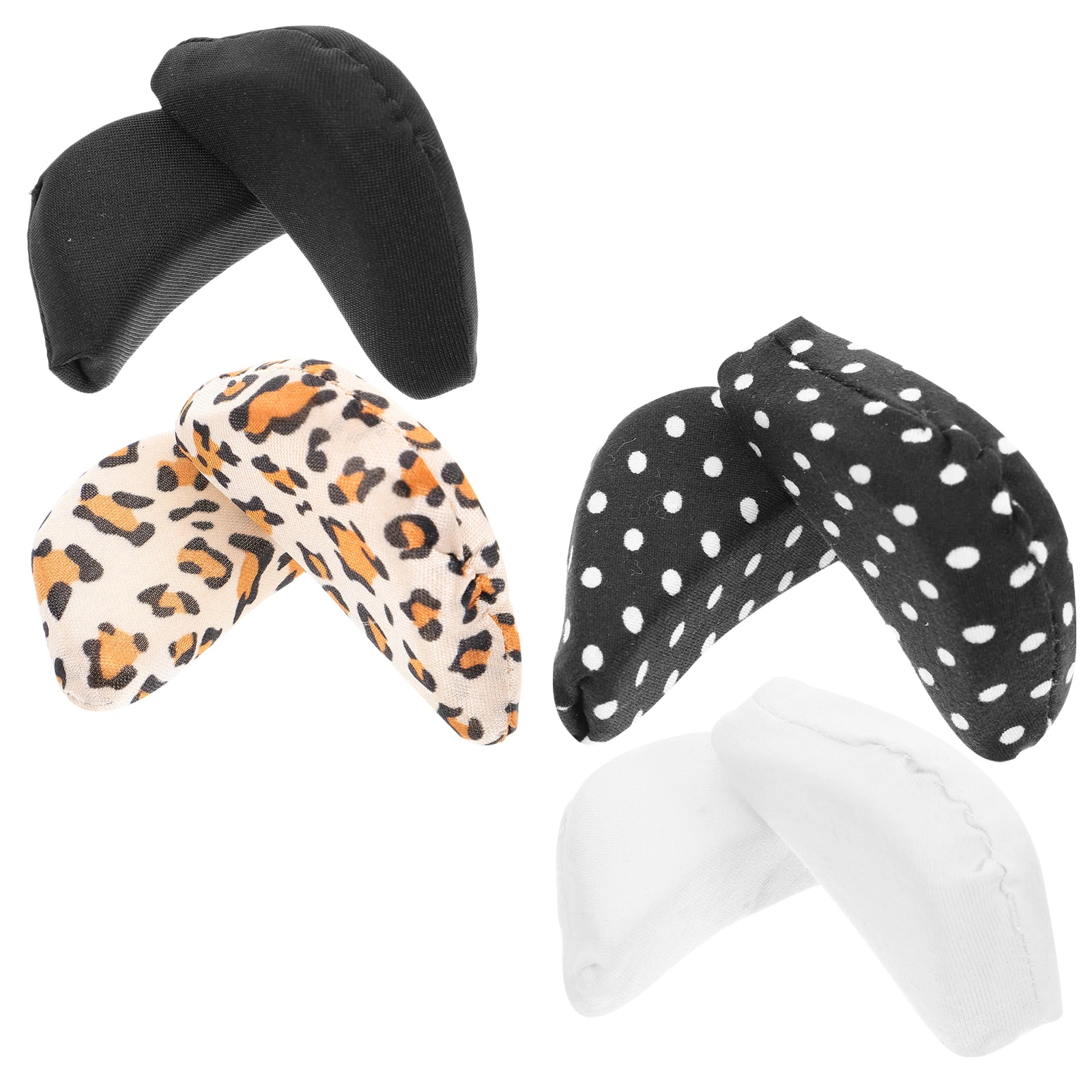 

4Pairs Shoe Head Filler Insert Breathable Durable Shoe Toe Plugs Cushion for Big Shoes Reduce Size Prevent Heel Slippage High