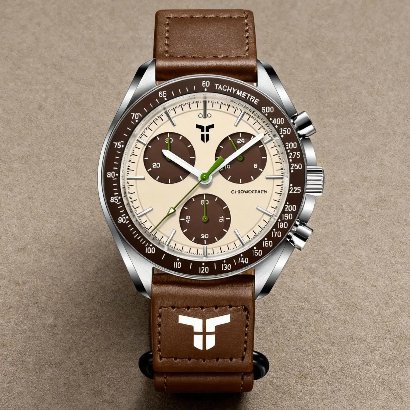 

2026 New Tyberley Men's Watches Saturn Luxury Quartz Watch For Men Speed Chronograph Japan VR34B Movt Stainless steel Wristwatch