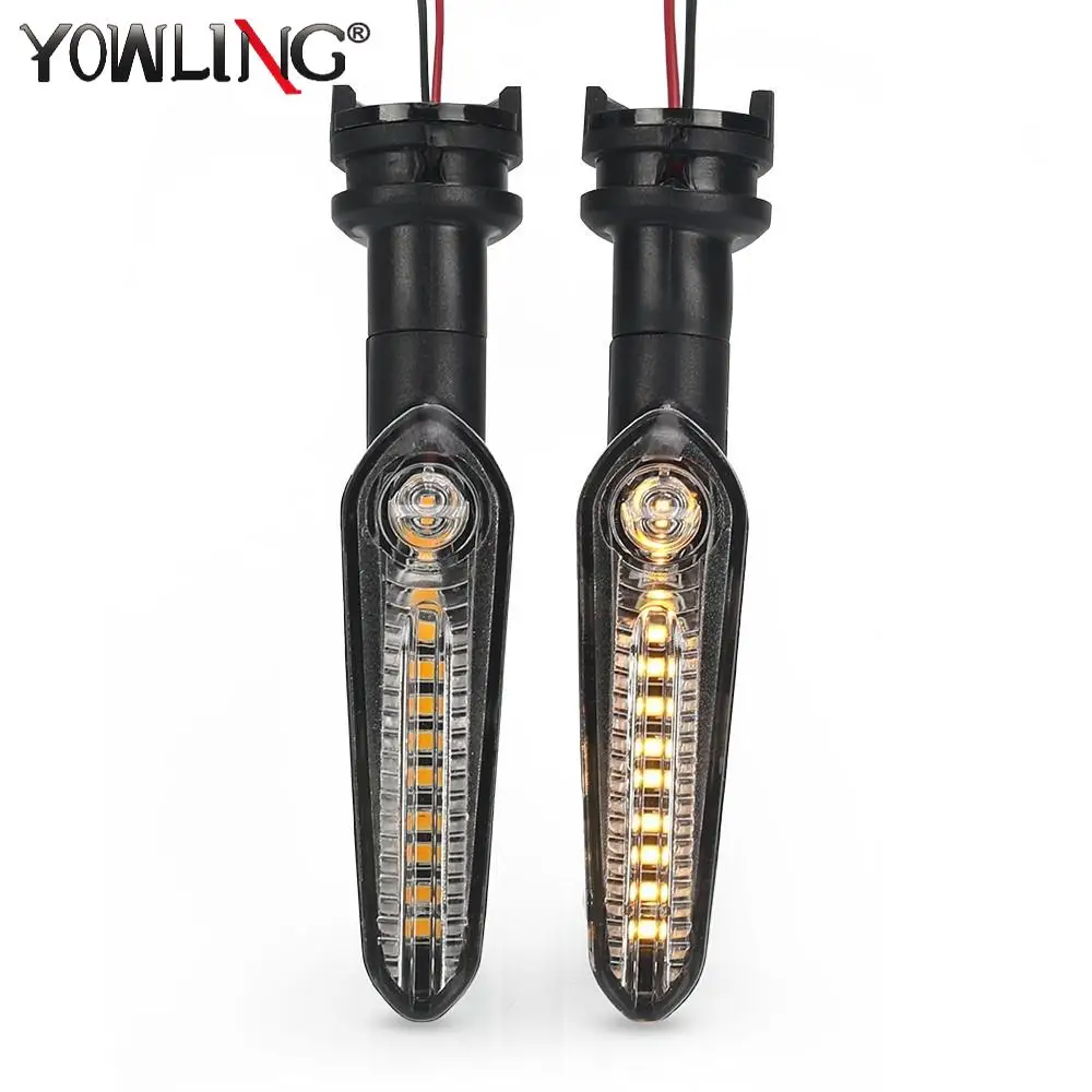 LED Turn Signal Light Amber Blade Lamp Indicator Blinker For Yamaha MT-03 2016 2017 2018 2019 2020 2021 2022 2023 Super Bright