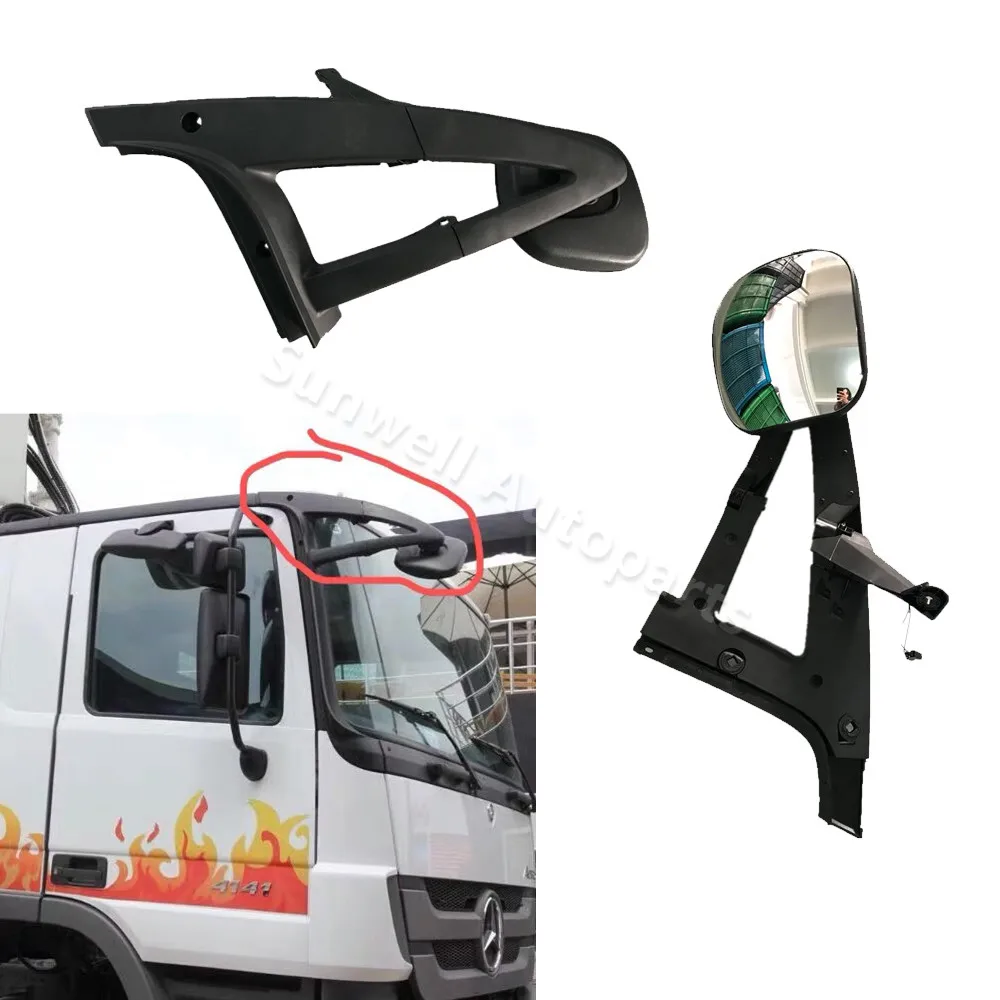

ПЕРЕДНЯЯ НИЖНЯЯ ЗЕРКАЛО LHD ДЛЯ Mercedes Actros Atego Axor OEM 9408107316 0028103316