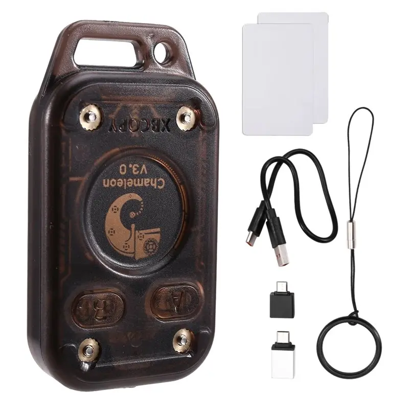 

DIGIT-Chameleon V3.0 RFID Smart Chip Reader 125Khz 13.56Mhz ID IC Tag Copier Emulator Copyer Reader Writer+ 2XUID Cards