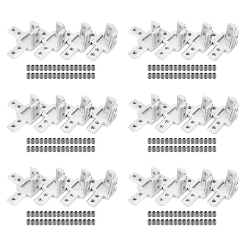 confezione-da-24-connettori-angolari-a-3-vie-serie-3030-bhts-con-viti-per-profilo-estruso-in-alluminio-con-scanalatura-a-t-standard-da-8-mm