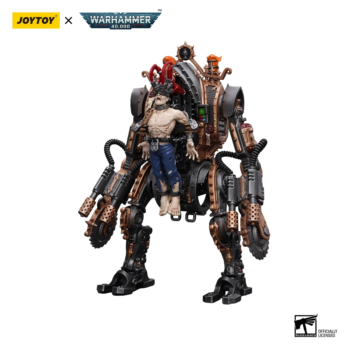 JOYTOY Warhammer 40k 1/18 figuras de acción Anime Mecha 24cm Adepta Sororitas Penitent colección de motores Mecha modelo Juguetes