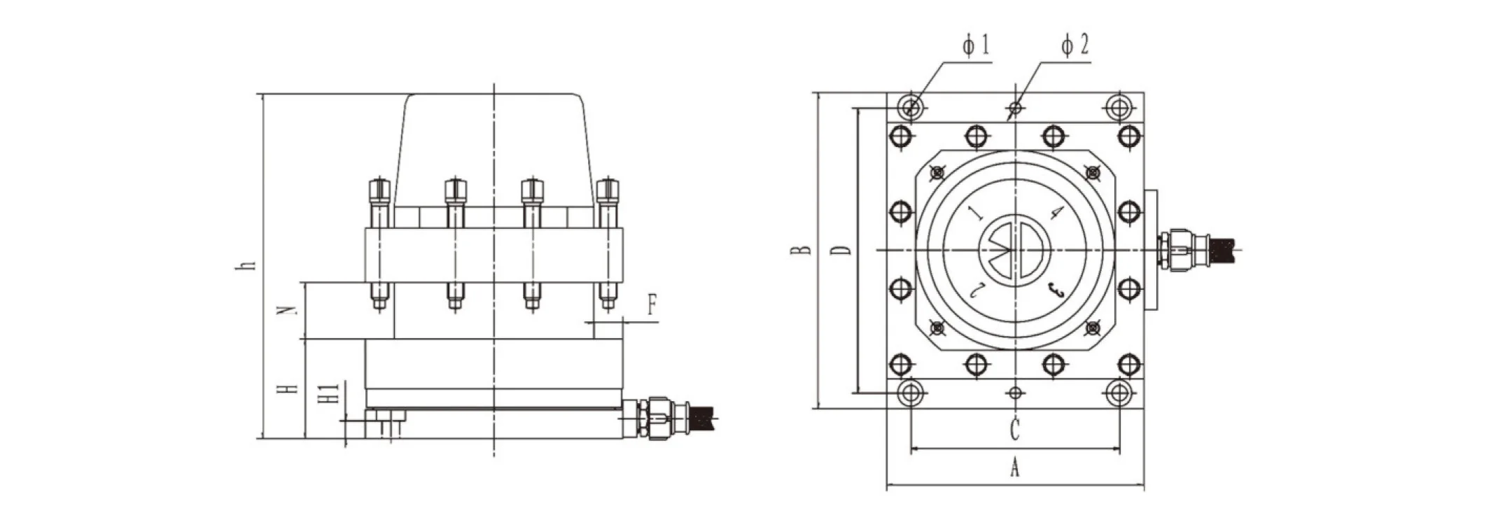 Reliable TLDB Series New Tower NC Adjustable Turret Motor for Turning Tool precision turret machines