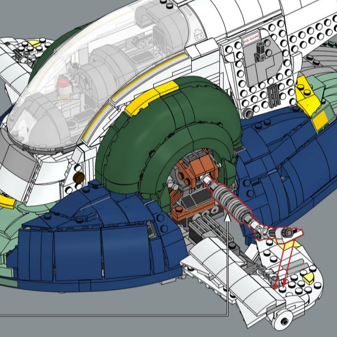 Nave espacial que respira fuego 75409 Juegos de bloques de construcción compatibles con partículas Legoed Adecuado para regalos de Navidad 2970 piezas