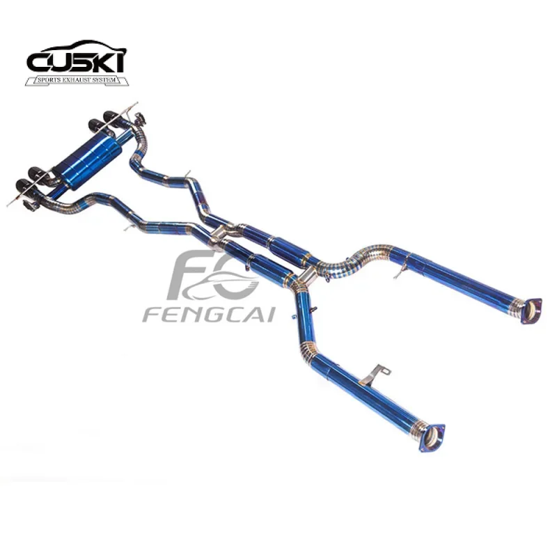 Titanium Exhaust Valvetronic Catback for Bmw G80 M3 G8X M3 G83 G84 G8X S58 Valved Exhaust Muffle cat Back Control power output
