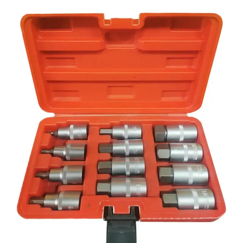 

Torque Wrench Socket 12pcs Swivel Socket Set Anti-rust Metric Wrenches Socket Wear-Resistant Sockets For Business