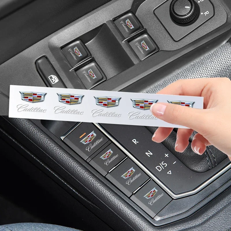 Calcomanías con Logotipo de Auto para Puerta, Ventana Lateral, Carrocería, Universal, para Cadillac ATS BLS CT4 CT6 CTS ESCALADE STS XLR XT4 XT5 XTS SLS