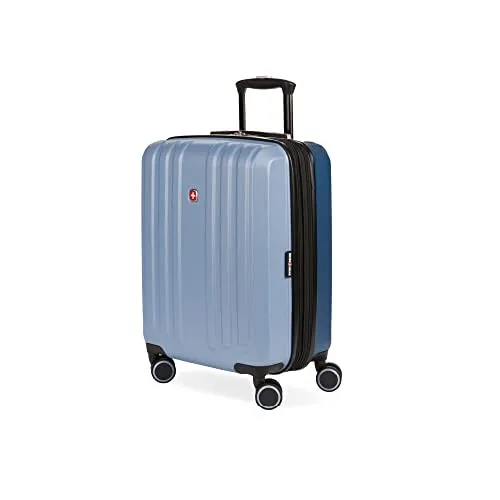 

Чемодан SWISSGEAR DUET EXPANDABLE LUGGAGE с жестким корпусом, ручная кладь, 19 дюймов - синий/темно-синий