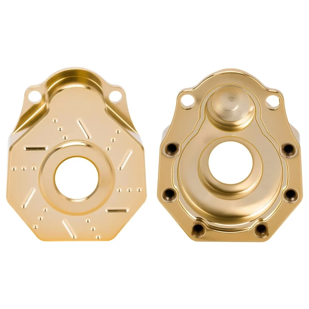2Pcs Heavy Metal Counterweight Portal Axle Outer Cover for 1/10 RC Crawler Car TRX4 Bronco TRX6 Upgrade Parts