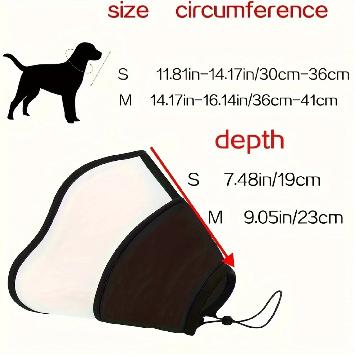 طوق مخروطي للحيوانات الأليفة للكلاب والقطط بعد الجراحة - سهل الغسل، غطاء حماية من Newpet