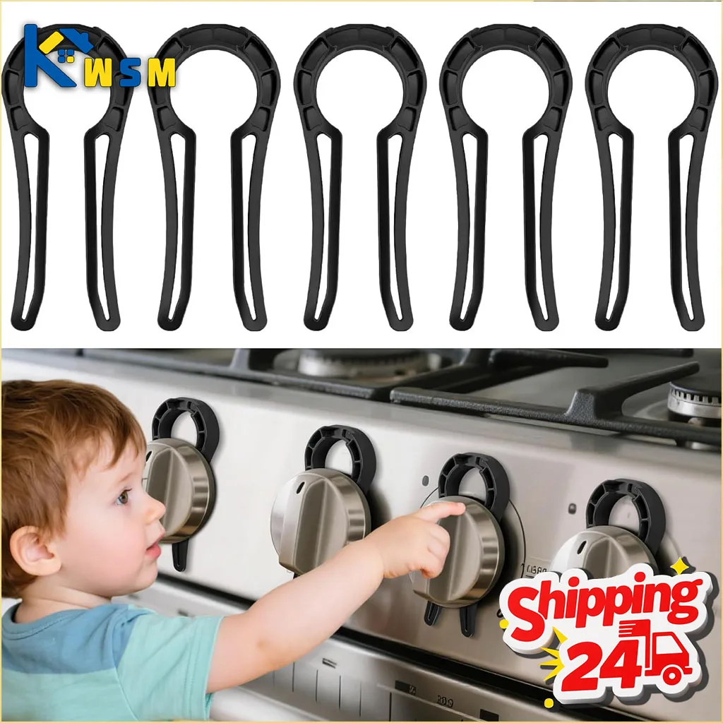 1-20PCS Gas Stove Knob Locks Stove Knob Gap Adapter Pins for Knob Gap Oven Safety Locks Child Proof Baby Safe Stove Knob Covers