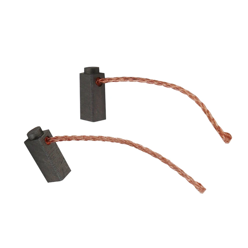 10 pz/4 pz auto Bus camion tergicristallo 5x6x14mm DC motore spazzola di carbone adatto per motore porta Garage 24V con spazzola di grafite di rame