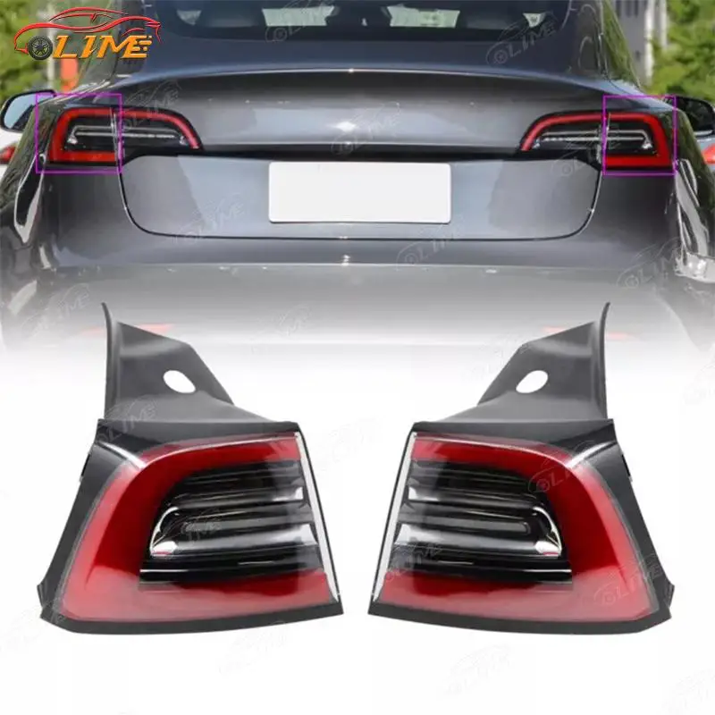 

Car outer taillight assembly is suitable for Tesla model 3/Y2022-2023 1502087-00-D1502086-00-D LED brake light