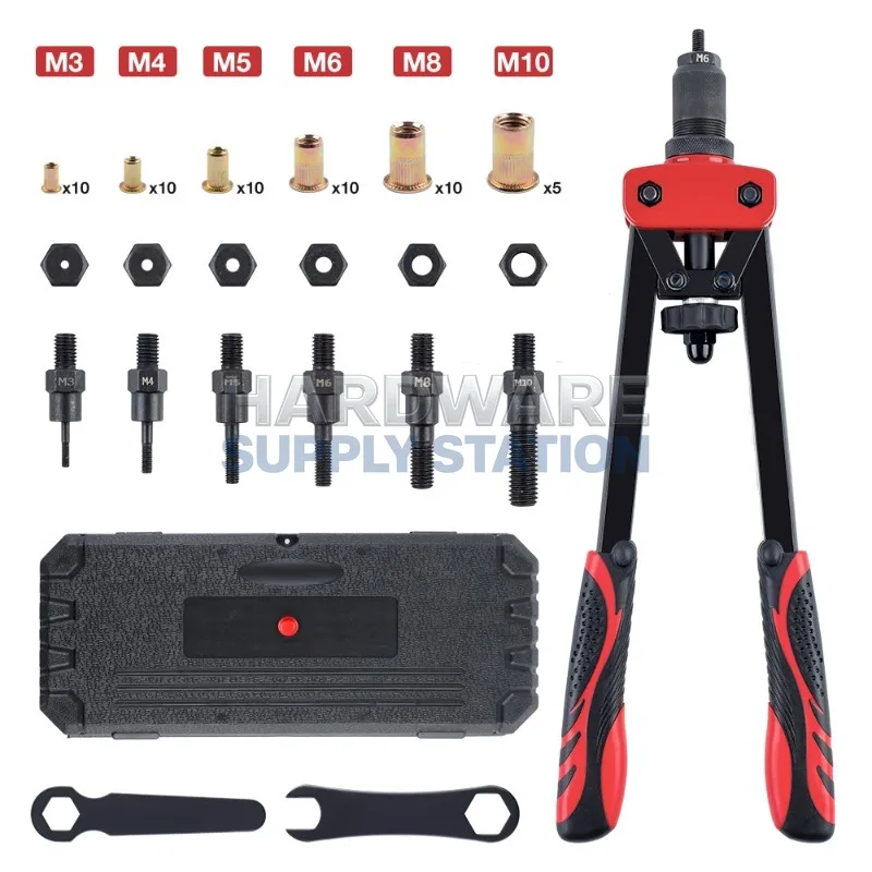 

Промышленный 14-дюймовый заклепочник, ручной инструмент для авторемонта, набор комбинированных инструментов для установки заклепочных гаек