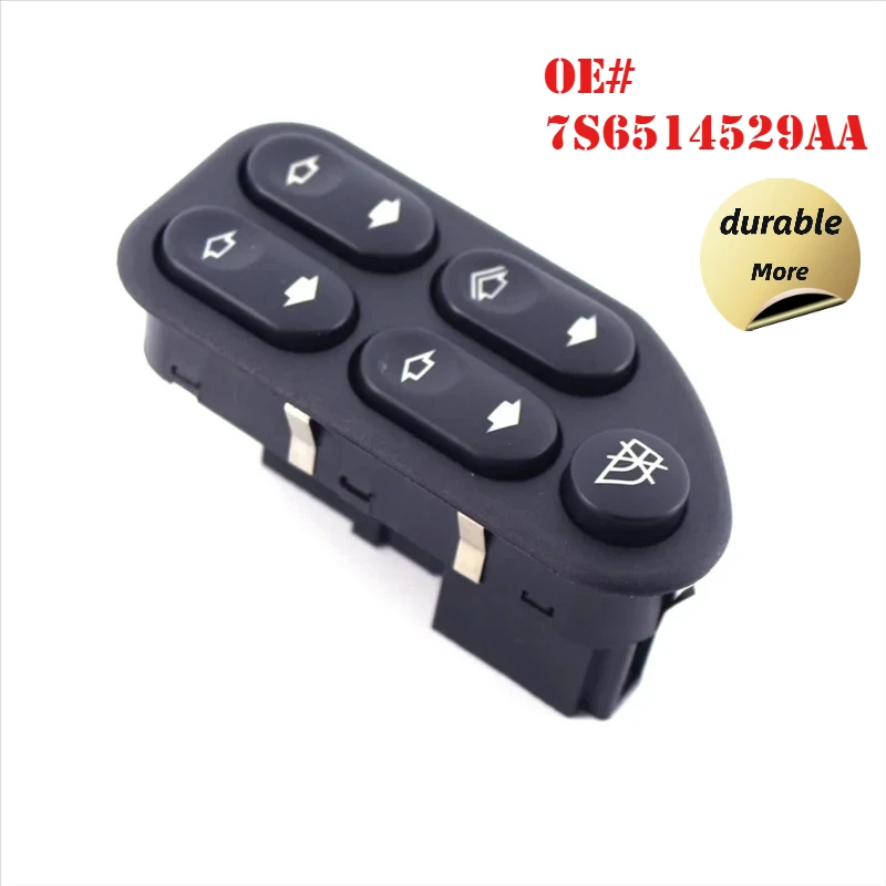 7S6514529AA Electric Window Switch 4 Way Driver Side For Ford Ranger Fiesta Ecosport 2004-2008 7S65-14529-AA 2S6514529CB-A54R