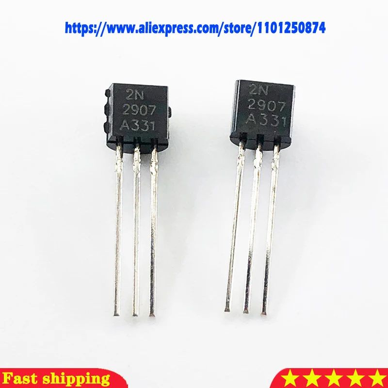 100pcs 2N3904 2N3906 2N4403 2N2907 2N4401 2N2222 PN2222 2N5401 2N5551 MJE13002 PN2222A TO-92 TO92 transistor