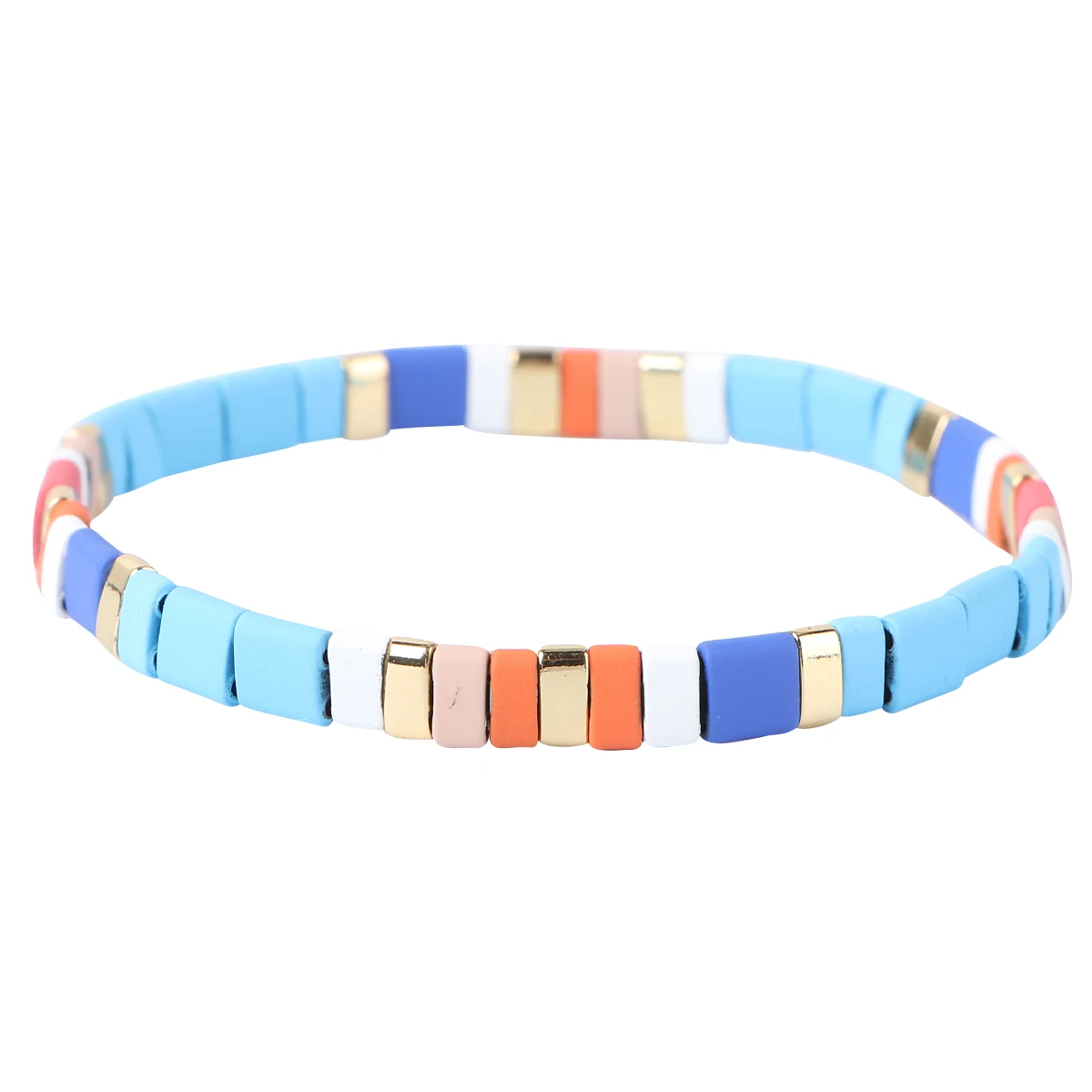 

Chic Candy Color Bracelet For Men Women Durable Comfortable Wrist Jewelry Gift Chain Daily Travel Commemorative Anniversary