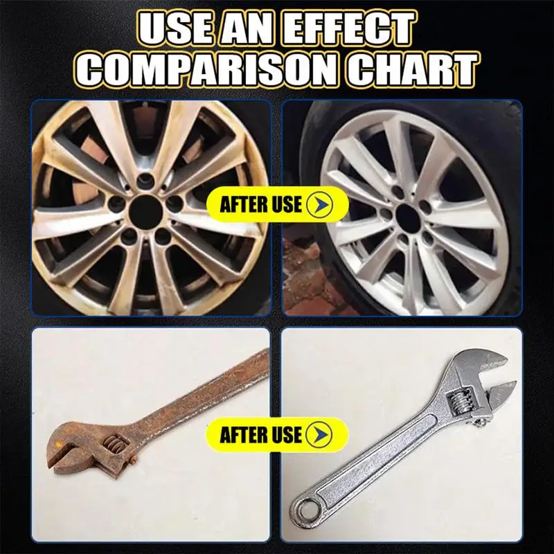Środek do czyszczenia rdzy samochodowej Metalowy korek przeciw rdzy Wielofunkcyjny środek do konserwacji samochodów Środek do czyszczenia rdzy Powłoka zapobiegająca rdzy do kół karoserii samochodowej