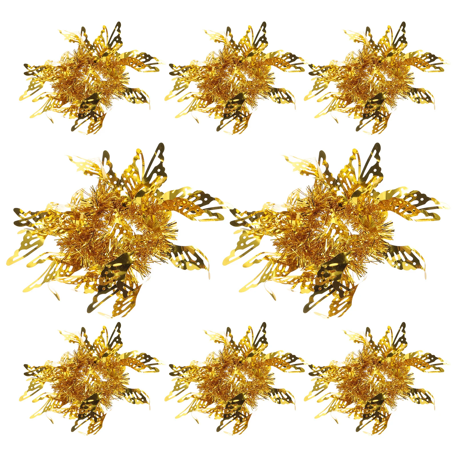 8 قطعة معصمه الهتاف بومس المواد المضادة للتآكل طويلة الأمد التشجيع الدعائم لمحبي فرق الذهب بوم بومس التشجيع