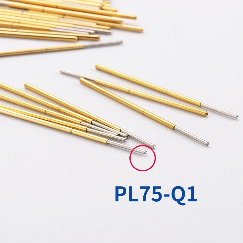 

100PCS / Package Spring Test Probe PL75-Q1 Small Four-jaw Outer Diameter 1.02mm Length 33.35mm For PCB Pogo Pin