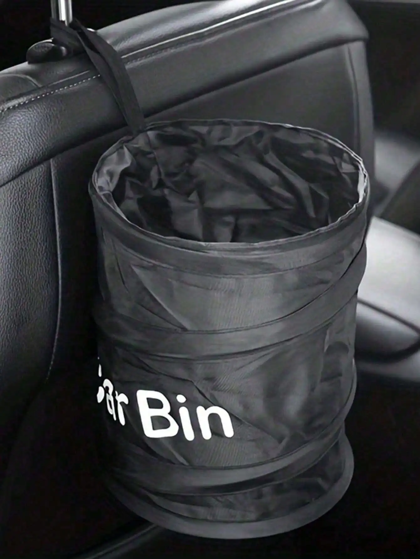 

Collapsible Car Trash Bin - Waterproof Hanging Garbage Can for Vehicle Interior