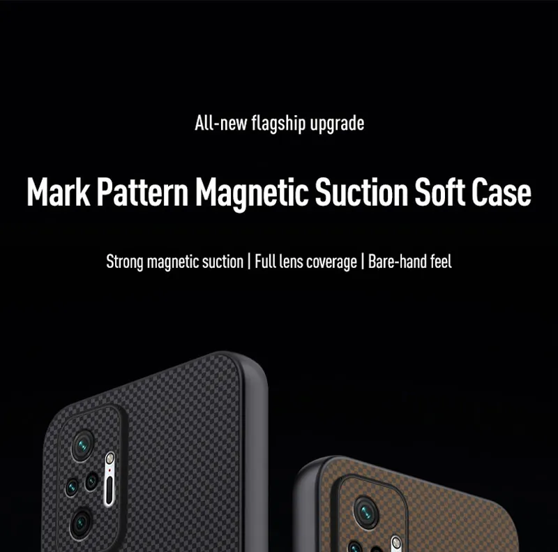 Für Xiaomi Redmi Note 10 Pro Hülle Luxus Auto-Magnethalter Handyhülle Für Redmi Note10 Pro 4G Silikon Stoßfeste Rückabdeckung – Detail 1