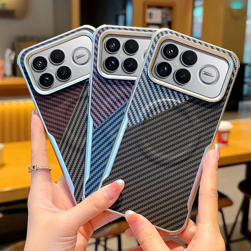 

Fashion Phone Case For XiaoMi RedMi K90 Pro Max Magnetic PC Hard Shell Protective Color Collision For RedMi K90 Back Cover