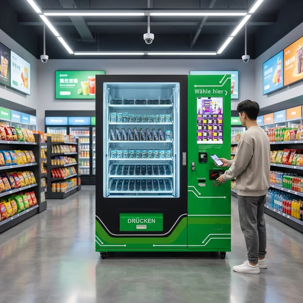 FL 24-Hour AI Combo Vending Machines SDK Touchscreen Cloud-Based Management for Unattended Retail Snacks Beverages Card Custom