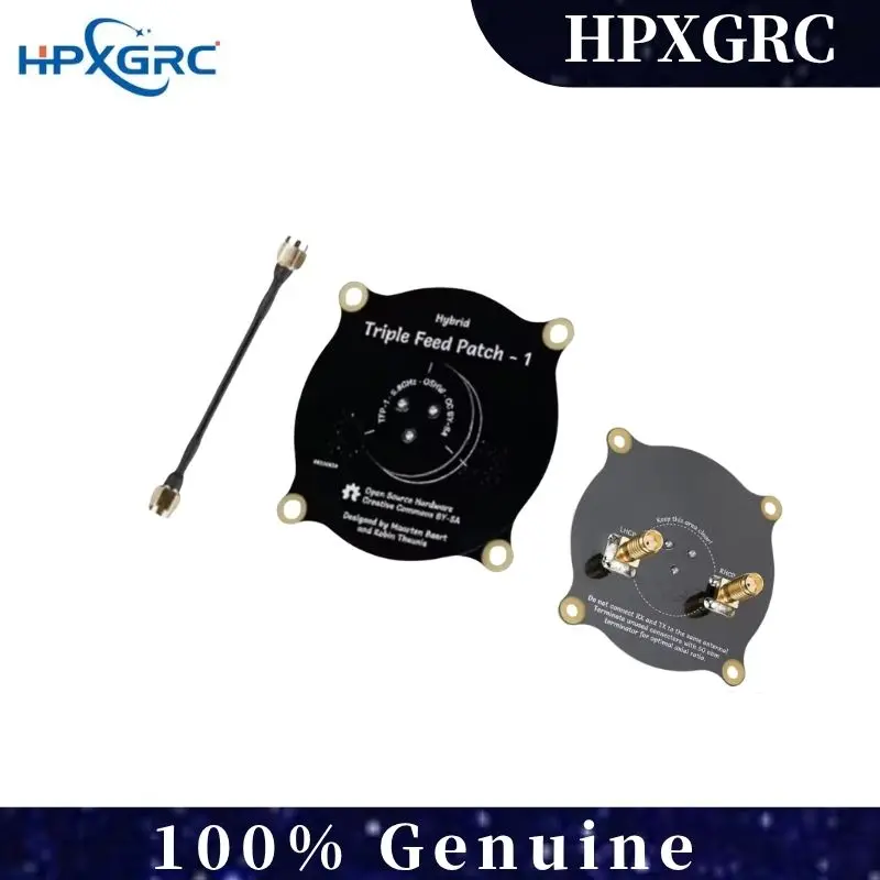 5,8 GHz drievoudige feed-patchantenne - SMA RP-SMA directioneel circulair gepolariseerd voor FPV Fatshark-bril RC Drone Quadcopter