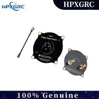 5.8GHz Triple Feed Patch Antenna - SMA RP-SMA Directional Circular Polarized for FPV Fatshark Goggles RC Drone Quadcopter