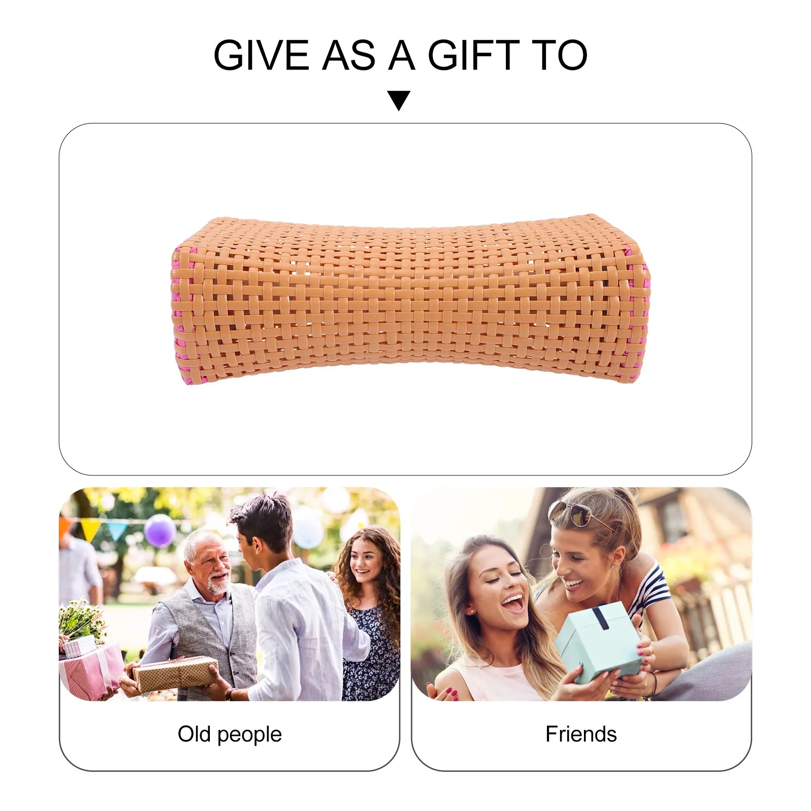 

Cooling Bamboo Pillow for Home Sauna Steam Room Back Support Lumbar Neck Ergonomic Sleep Aid Breathable Sweat Resistant Elderly