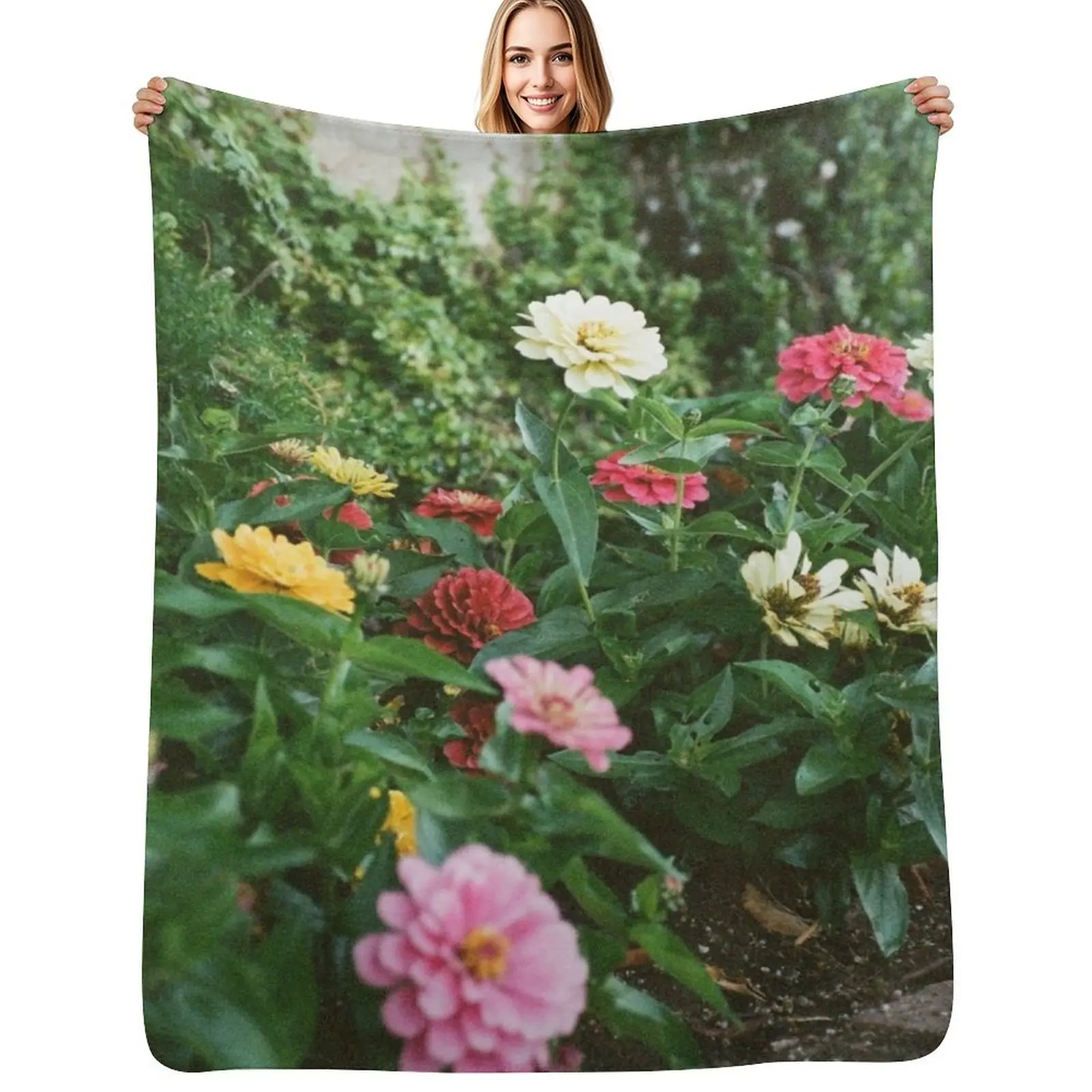 Lucifer's Flowers Throw Blanket Soft Bedroom Blanket for Night Sleeping