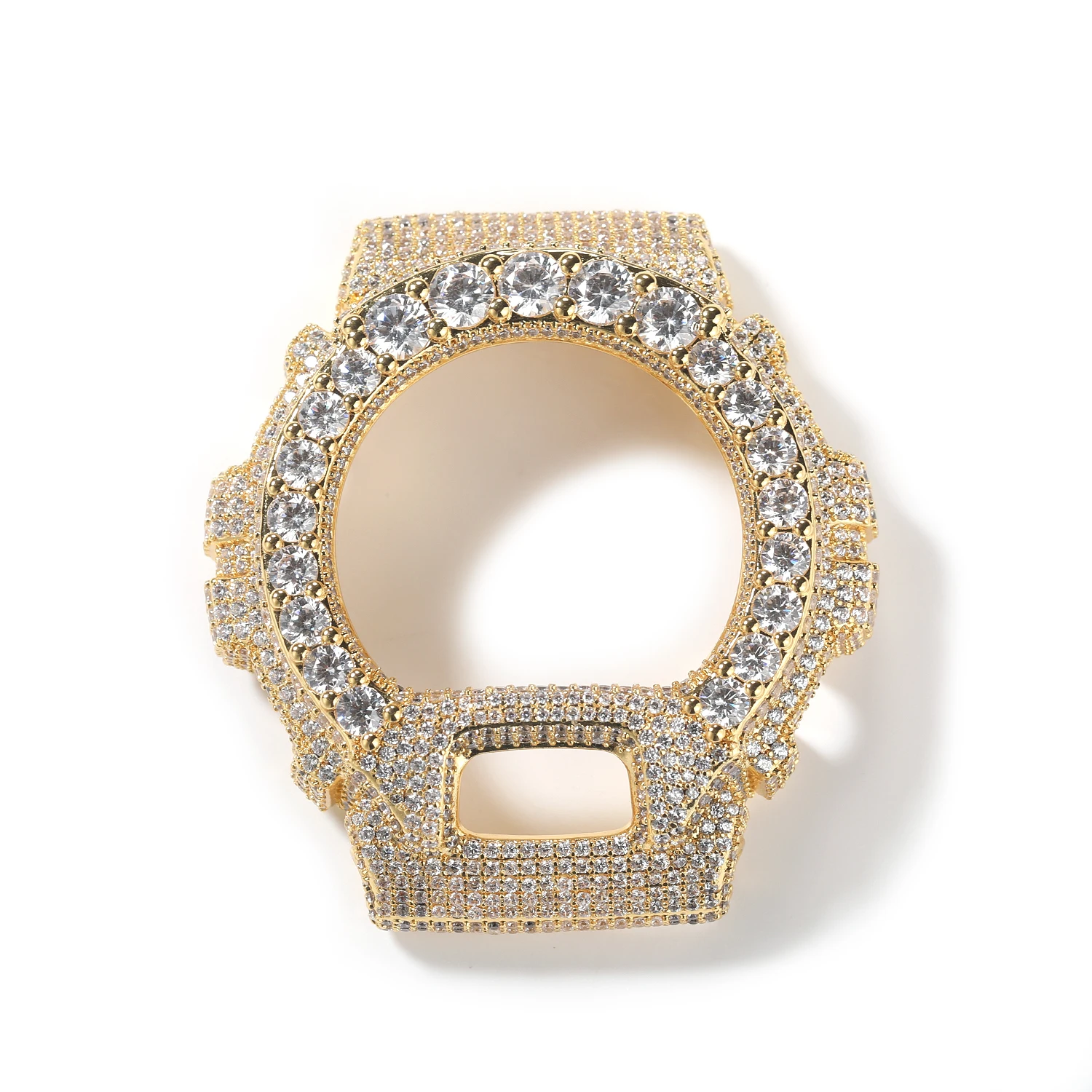 TBTK HipHop Iced Out Moissanite Uhrenlünette für GA2100 DW6900 GA110 Luxus Bling Uhren-Ersatzrahmen Zubehör – Detail 25