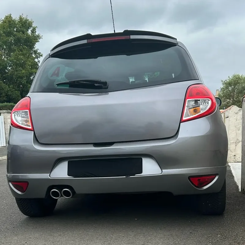 For Renault Clio RS Sport 2006 2007 2008 2009 2010 2011 2012 Car Rear Roof Spoilers Trunk Tail Wing Accessories