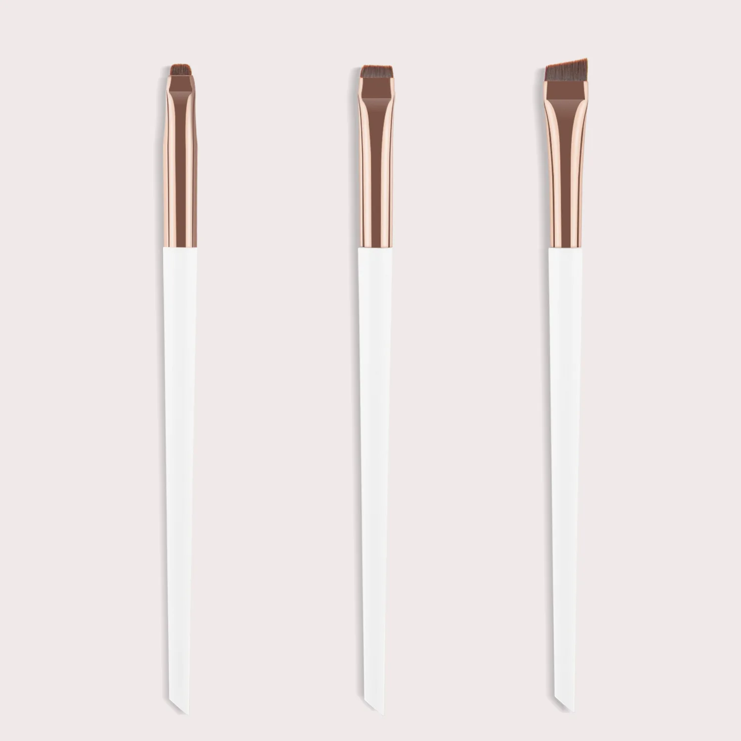 Eyeliner Brush Brow Tint Brushes Eyebrow Brushes Set Fine Angled Point Angled Slanted Tinting Ultra Thin Flat Makeup Premium Eye image 4